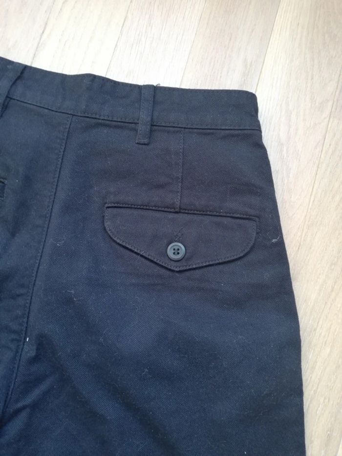 Short dockers noir khaki pleated recycled coton taille xs femme neuf - photo numéro 9