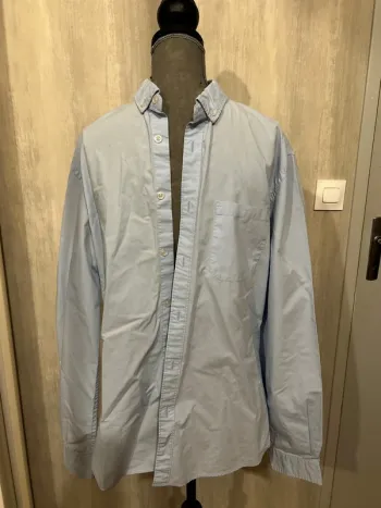 Chemise Celio slim, fit bleu, pale