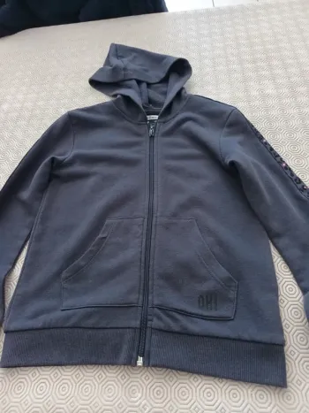 Veste Gemo 8 ans à fermeture éclair  bleu marine