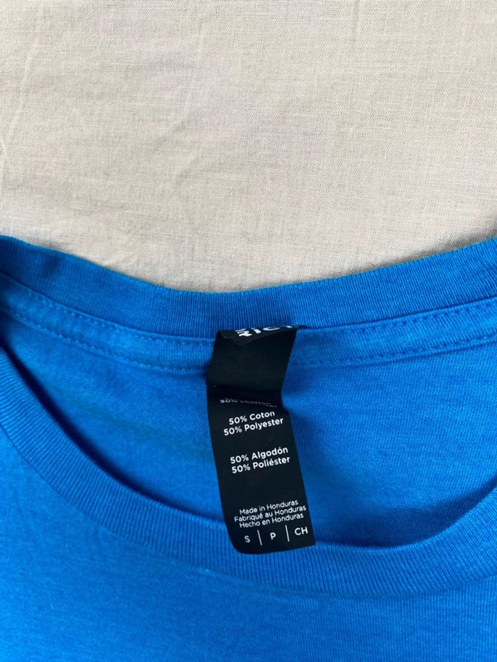 T-shirt imprimé sport USA, homme, été, Bleu S - photo numéro 5