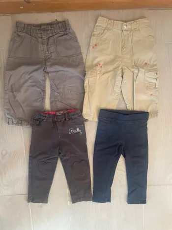 4 pantalons 18mois