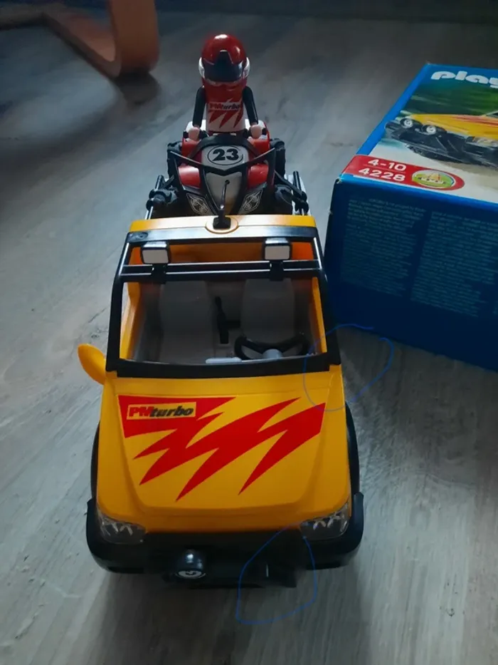 Playmobil Pick up + quad - photo numéro 2