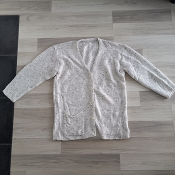 Gilet femme hiver blanc taille 38