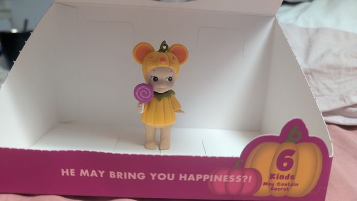 Sonny Angel pumpkin Mouse souris