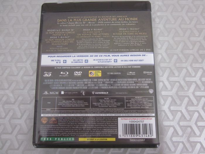 Coffret luxe 5 DVD Le Hobbit Un Voyage Inattendu - photo numéro 6