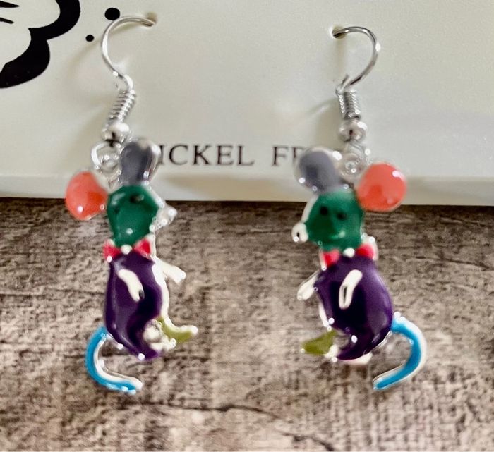 Bijoux fantaisie : parure BO & collier « souris » - photo numéro 3