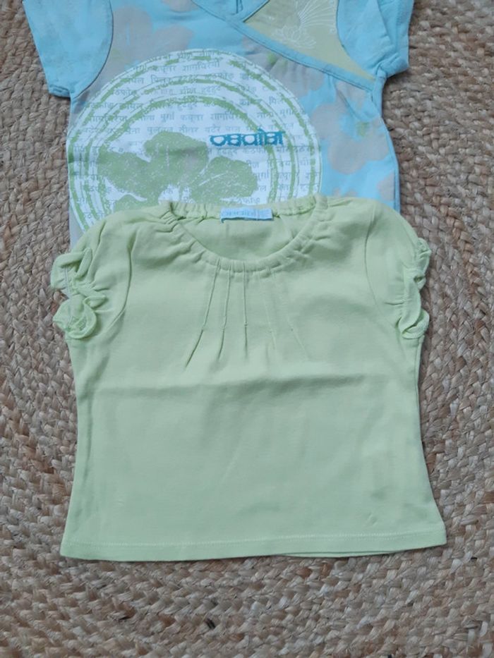 Lot de 2 tee-shirts 12 mois - photo numéro 2