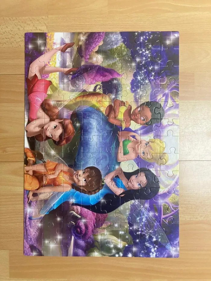 Puzzle Disney Fairies Fée Clochette 104 pièces – Clementoni, très bon état, complet - photo numéro 2