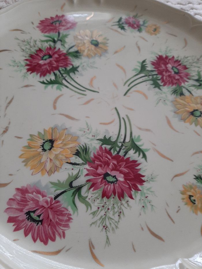 Plat porcelaine  française vintage Revol - photo numéro 3