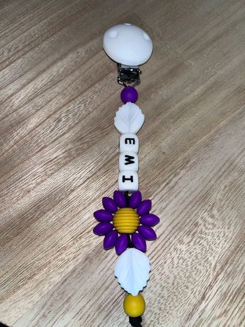 Attache tétine personnalisé