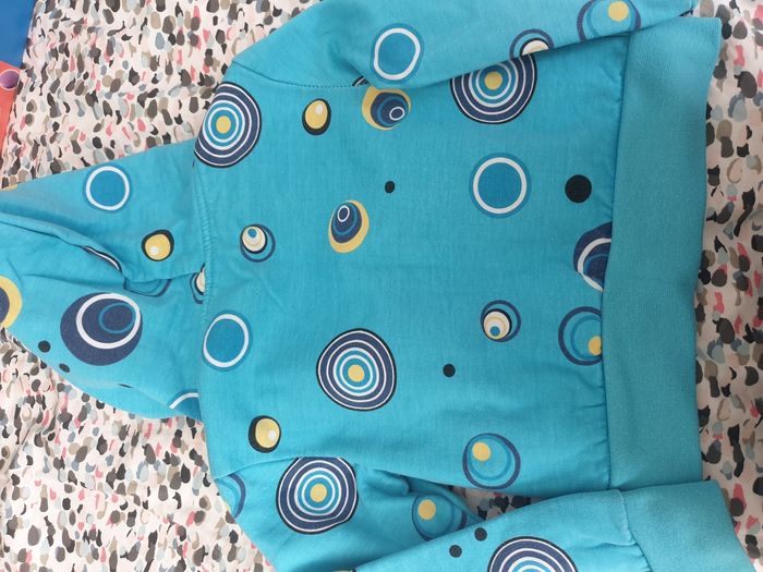 Gilet sweat chaud bleu 4 ans - photo numéro 7