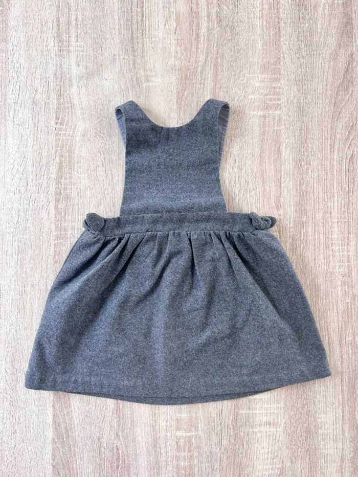Robe salopette bébé fille