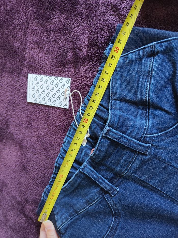 Jeans slim bleu brut maternité neuf Joli Bumb XXS - photo numéro 8