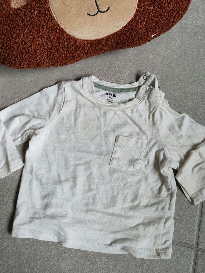 T-shirt blanc kiabi 9m