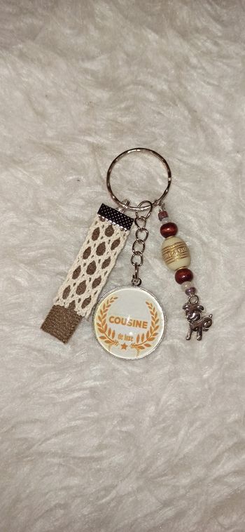 Porte clé cousine " Cousine de luxe "
