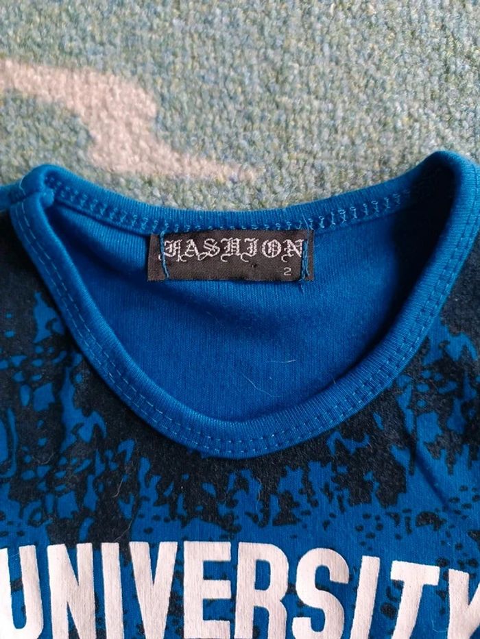 Débardeur chemisette t-shirt sans manches 2ans - photo numéro 2