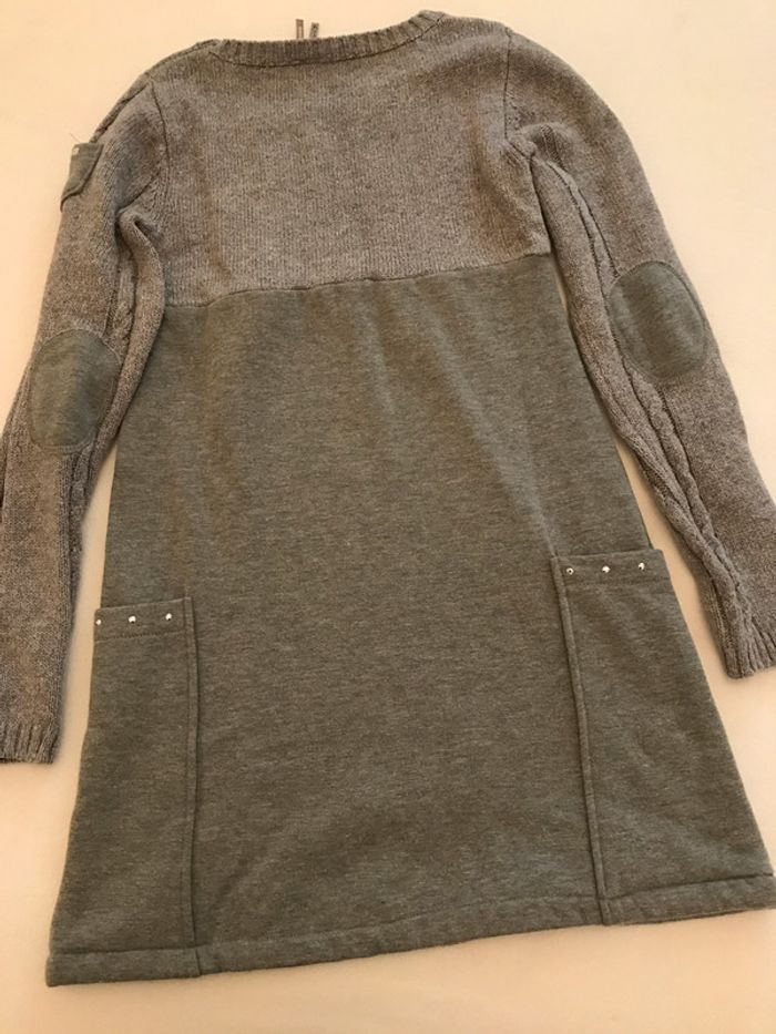 Robe Tricot/Polaire 12 Ans Grise - photo numéro 4