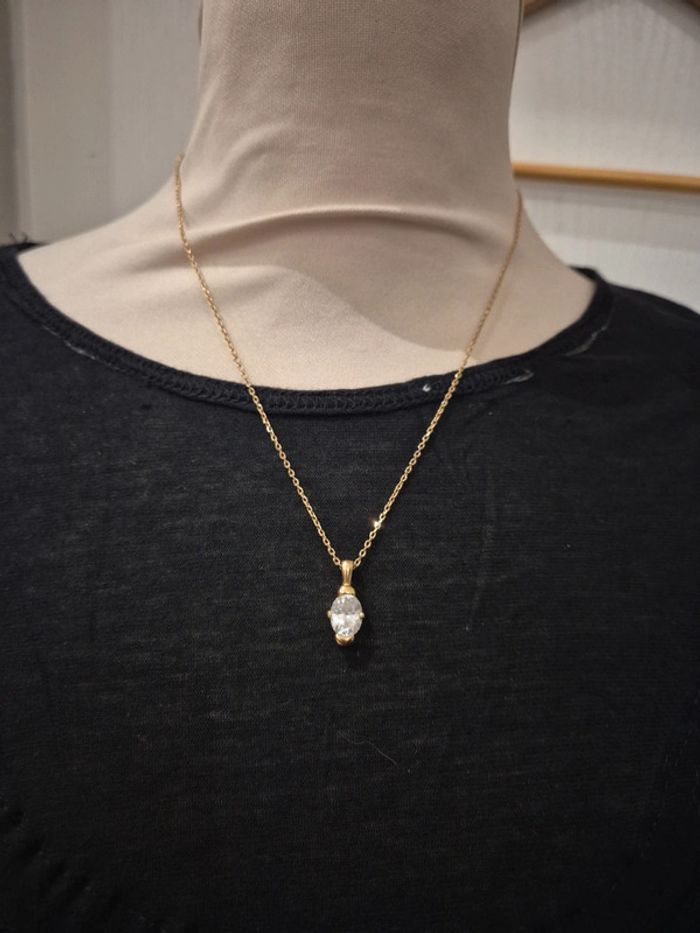 Chaîne + pendentif #plaqueor - photo numéro 4