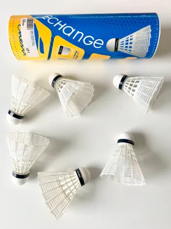 Lot de 6 Volants de Badminton