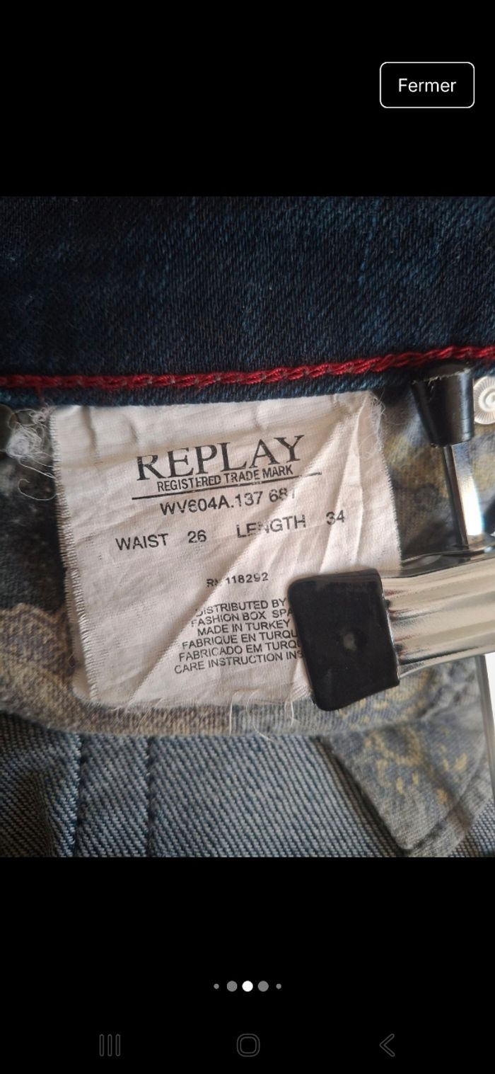 Jeans taille 36 ( W26 L34)  💙 - photo numéro 7
