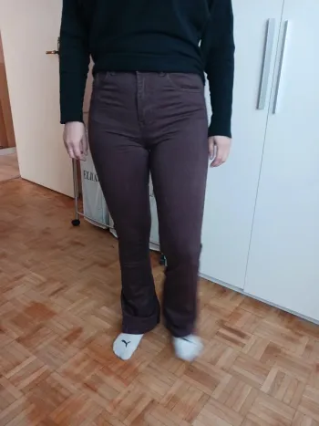Jeans évasé femme