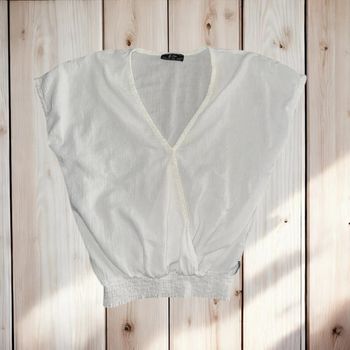 🌸 Blouse blanche blanc du Nil - Taille 36/38🌸