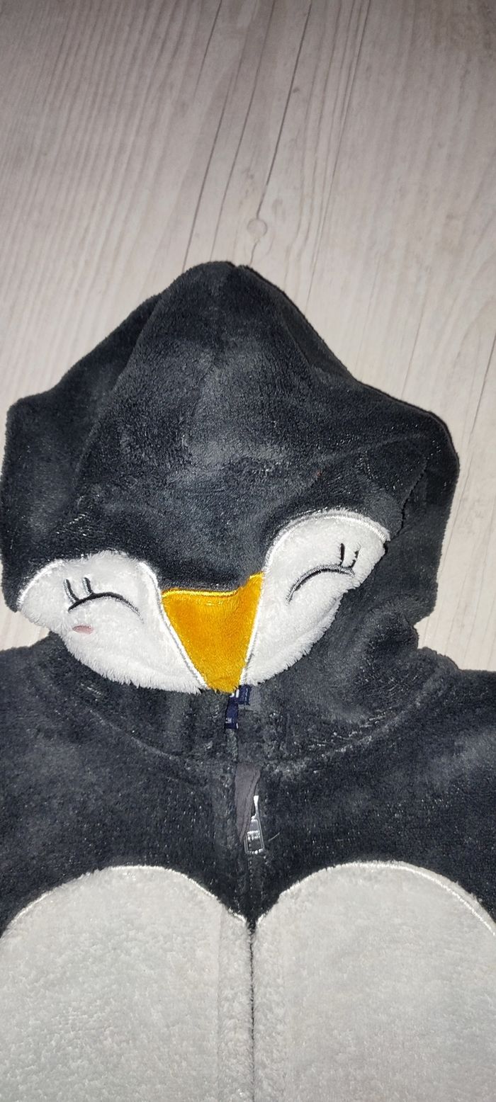 Combinaison surpyjama pingouin fille 6 ans - photo numéro 2