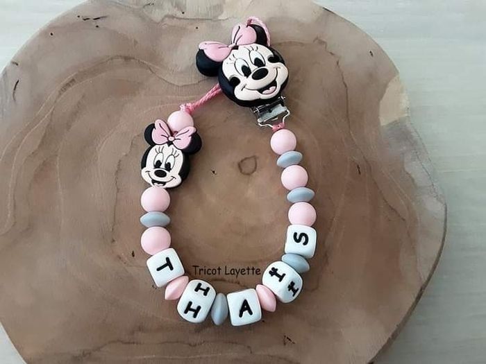 Attache tétine minnie