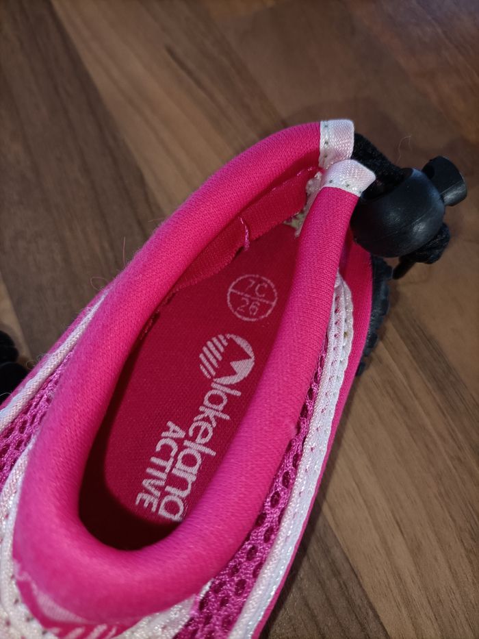 Chaussures aquatiques roses tissu 26 - photo numéro 6