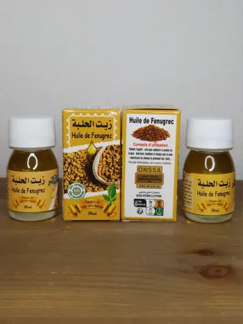 2 huiles de fenugrec 2x30ml 100% naturelle
