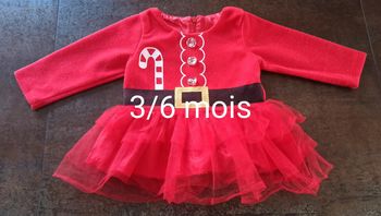 Robe de Noël 3  mois