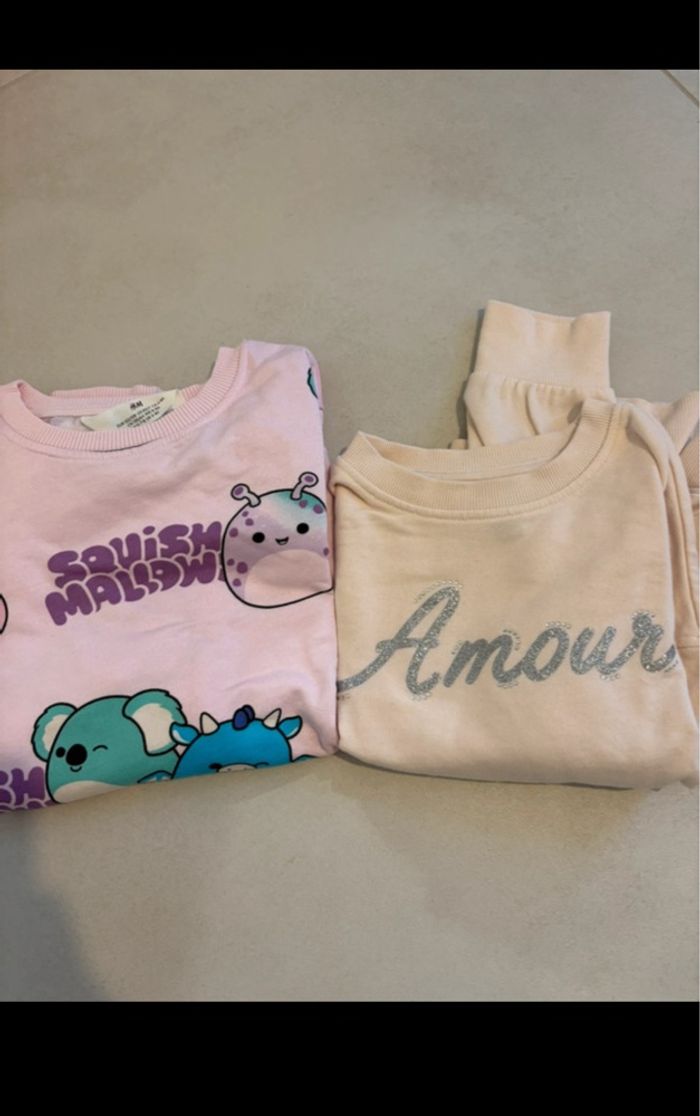 Lot sweat fille