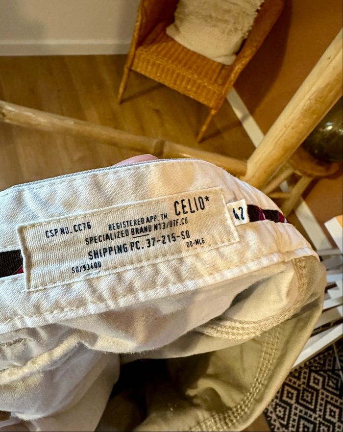 💜 Pantalon beige style chino beige Celio taille 42 💜 - photo numéro 4