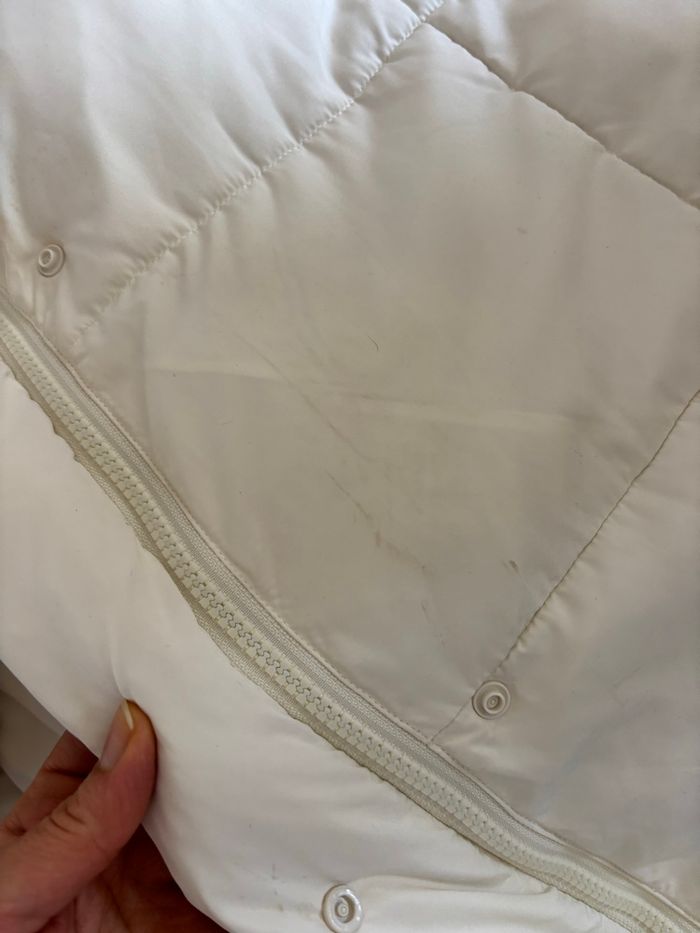 Doudoune longue blanche Clockhouse - photo numéro 5