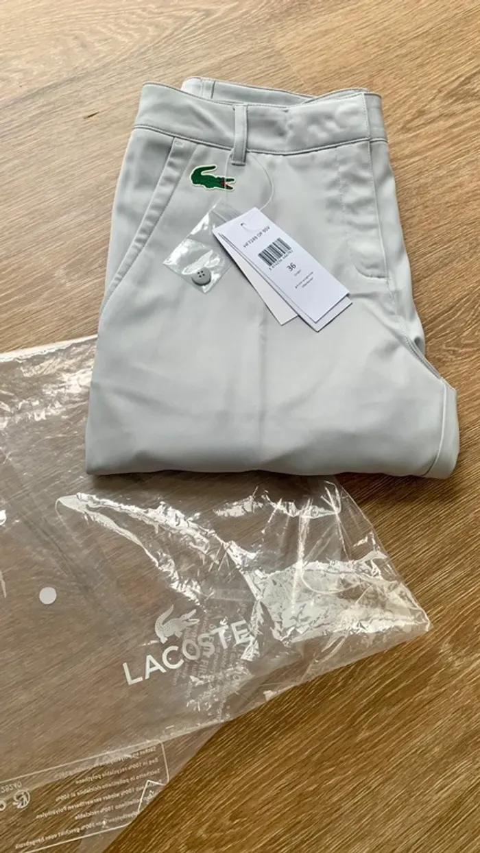 Pantalon Lacoste gris - photo numéro 4