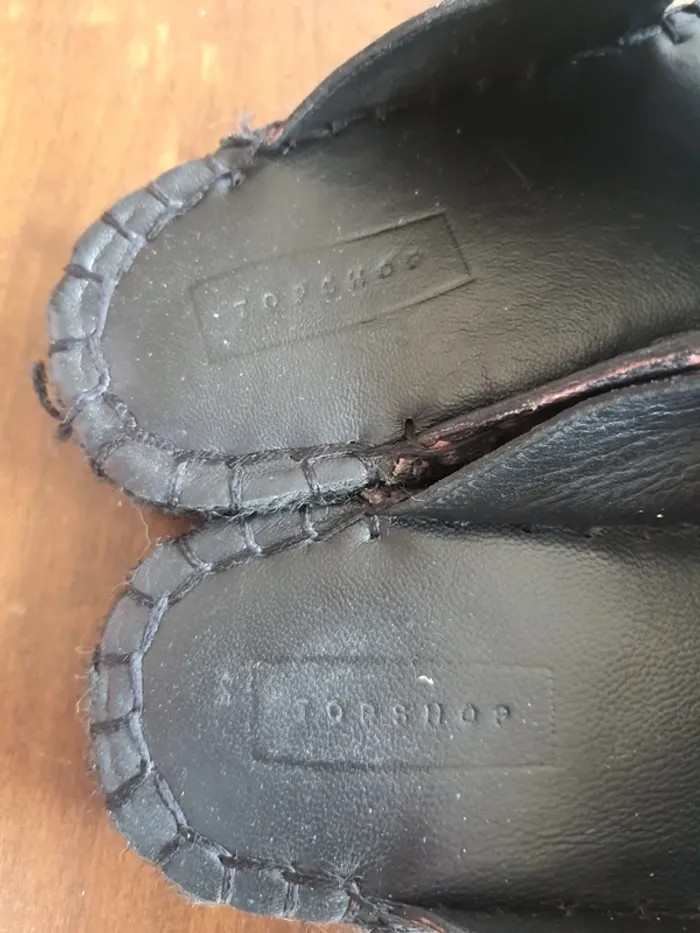 Mules cuir et corde 39 - photo numéro 4