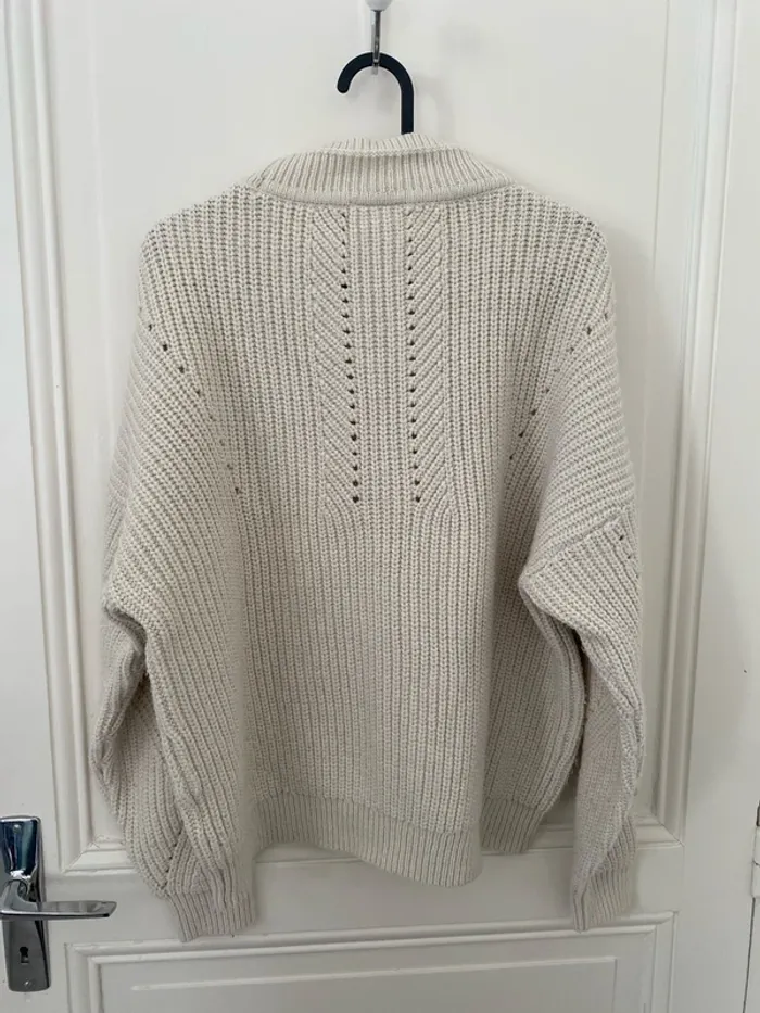 Pull col roulé blanc Vila - photo numéro 5