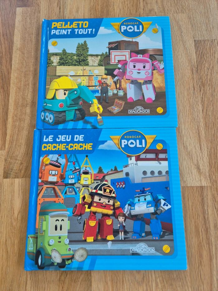 Lot de livres Robocar Poli