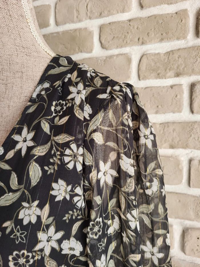 Robe longue et fluide imprimé fleuri Anna Karel - Bohème et romantique - photo numéro 4