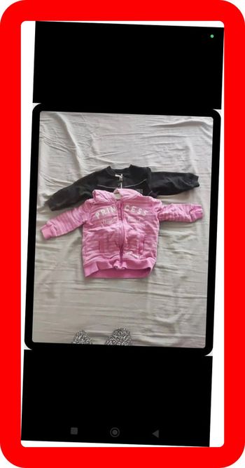 Lot de 2 vestes 18 mois