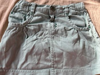 Jupe en jeans vert pale 5 ans Lisa best