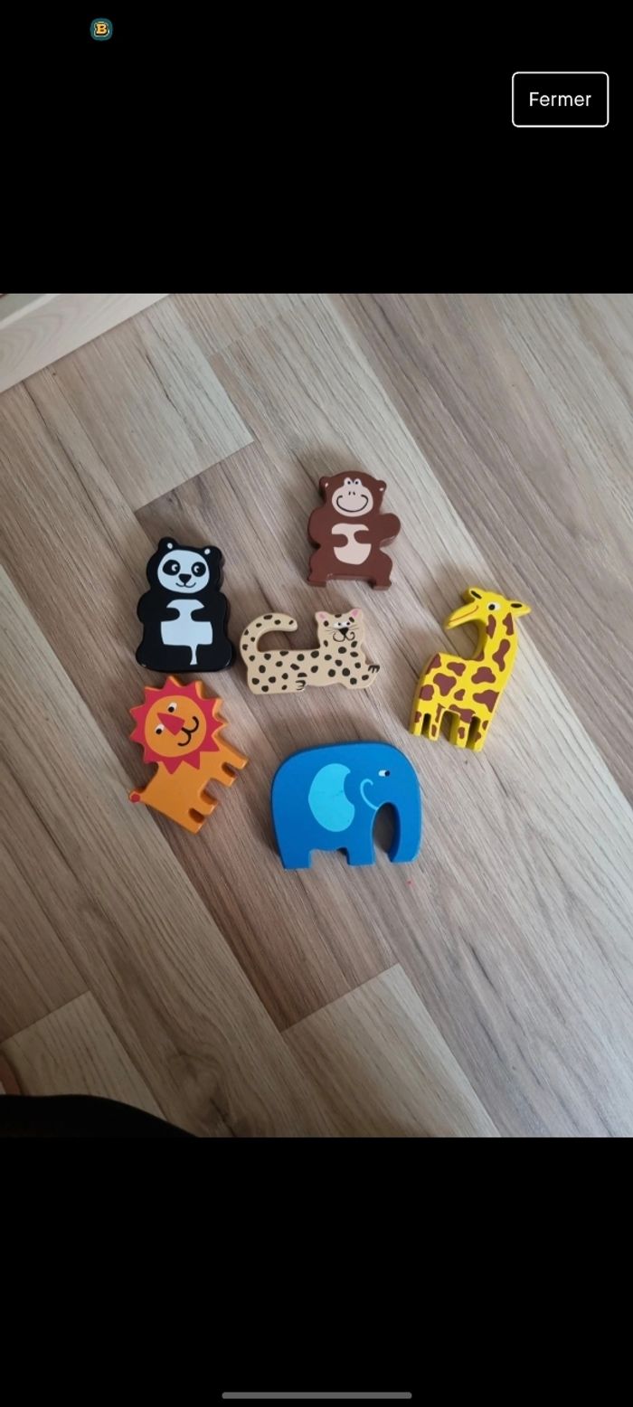 Animaux sauvages bois