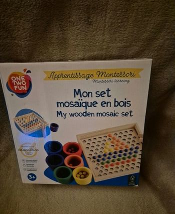 Mon set mosaïque en bois