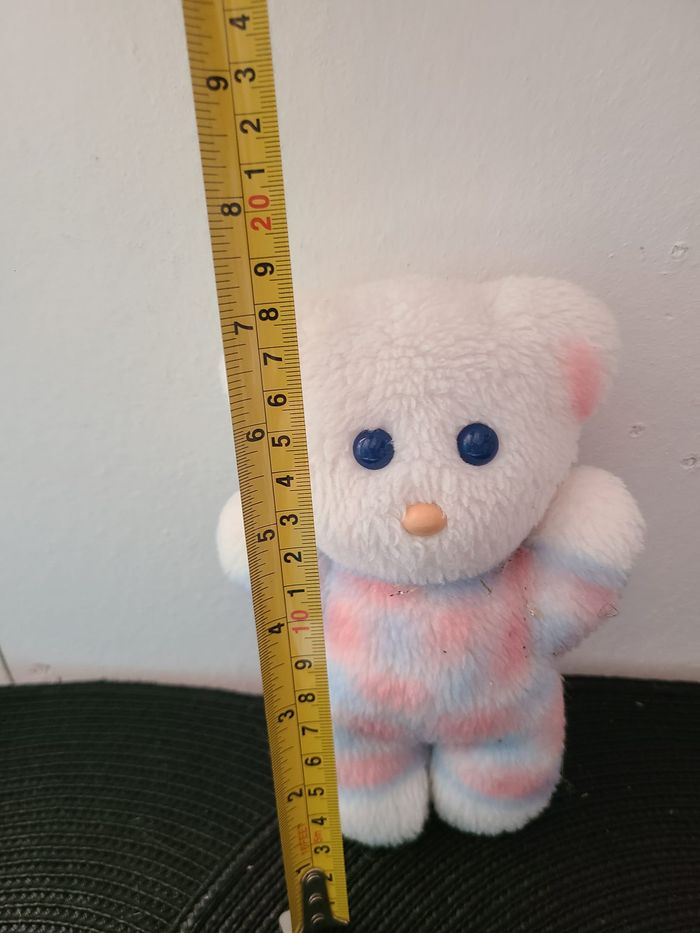 ours pastel peluche vintage 18 cm - BOULGOM - photo numéro 2