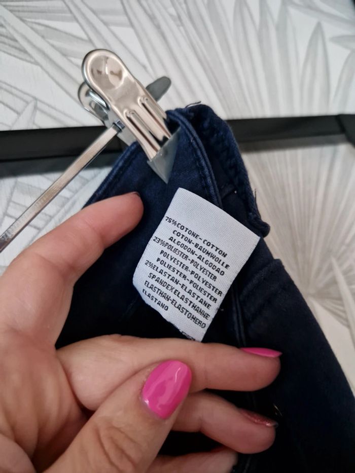 Joli pantalon bleu marine taille 36 - photo numéro 6