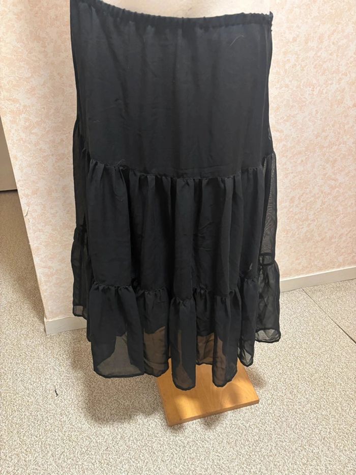 Jupe longue à volant taille 48 marque taillissime