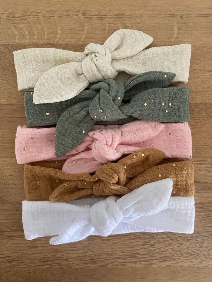 Lot de 5 bandeaux bébé