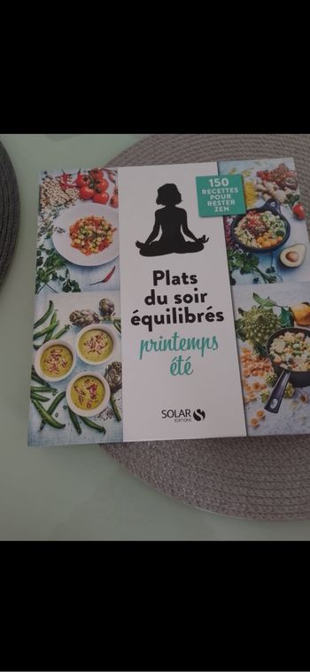 Livre neuf plat du soir équilibré printemp été solar édition