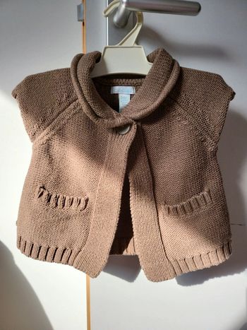 Gilet bébé fille 12 mois neuf obaibi