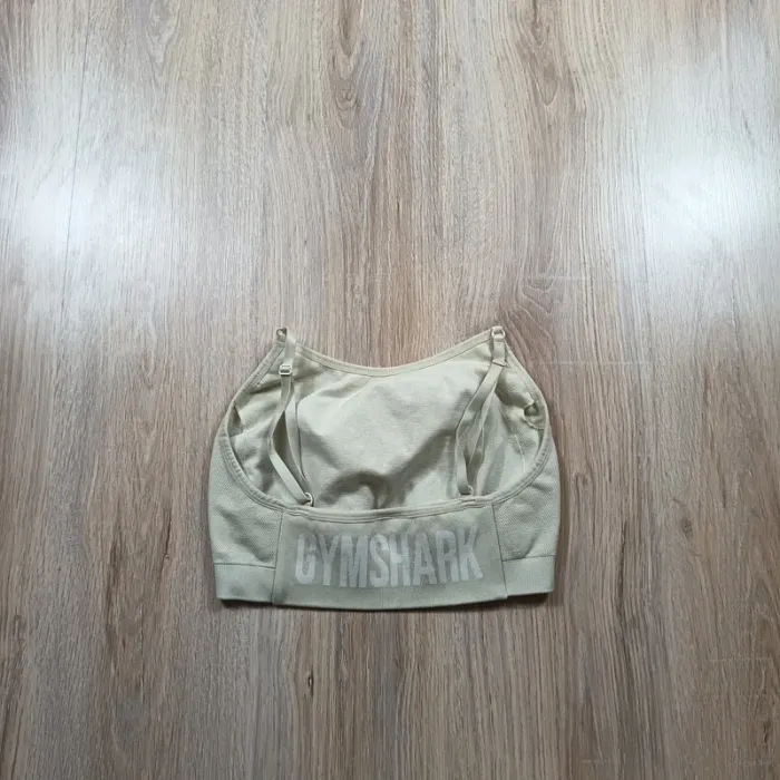Brassière gymshark femme L  crème - photo numéro 4